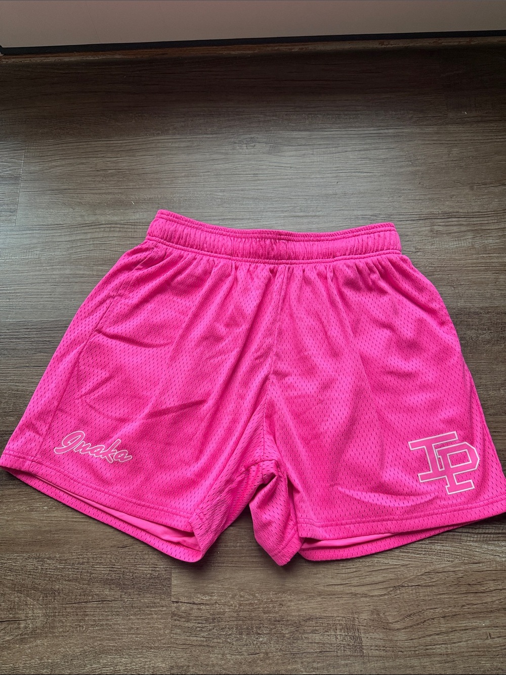 Inaka Power Hot Pink Women's Athletic Mesh Shorts